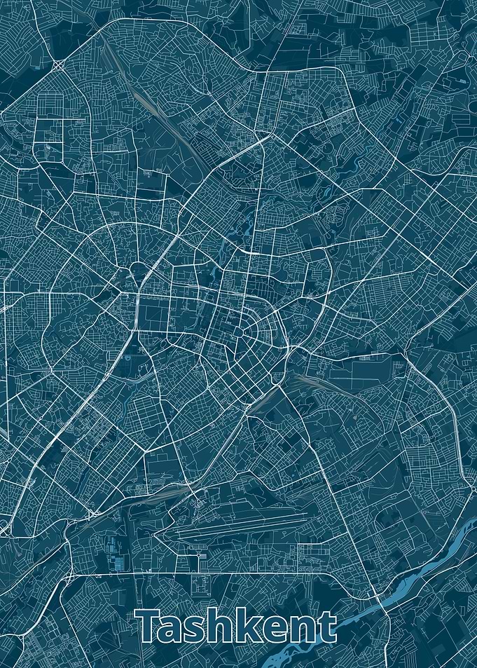 Tashkent City Map