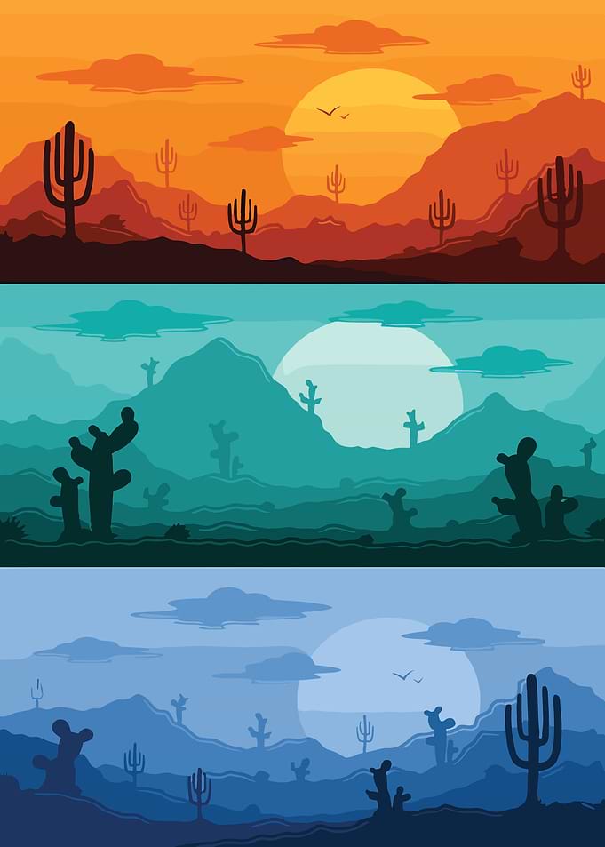 Three Deserts