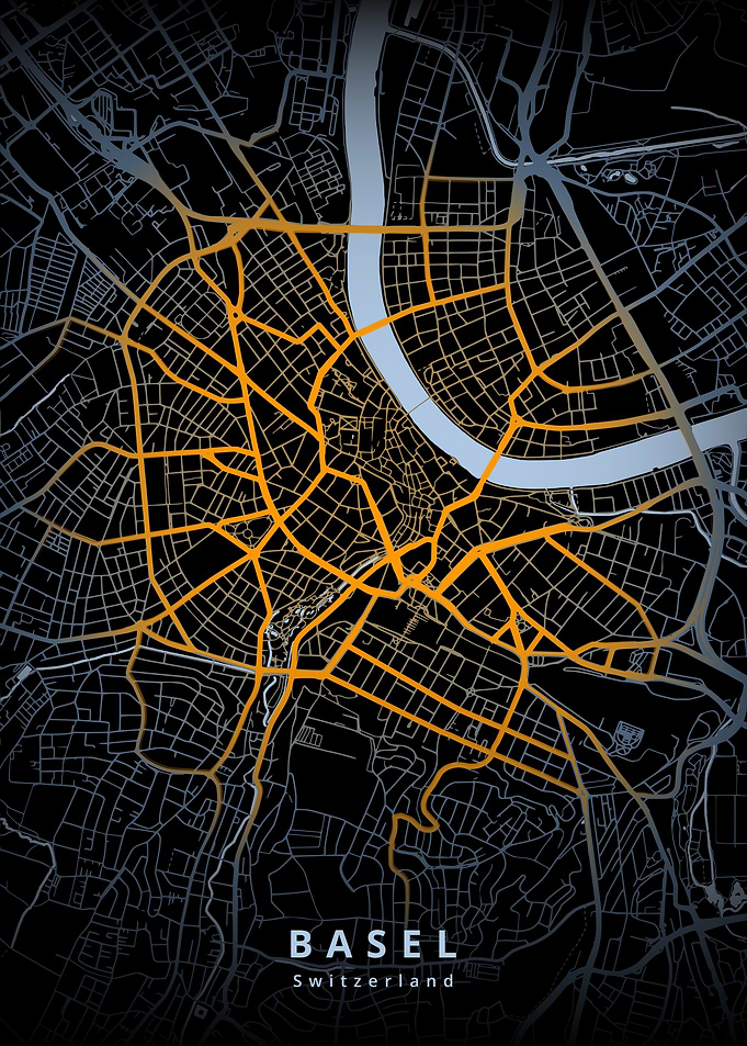 Basel City Map