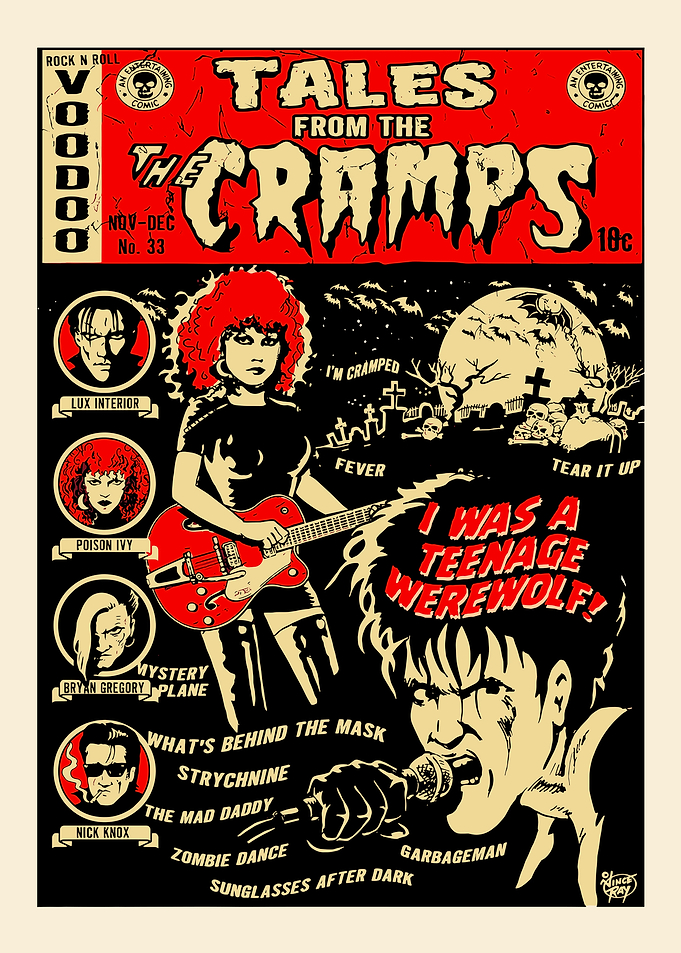 The Cramps Comic Book Cover