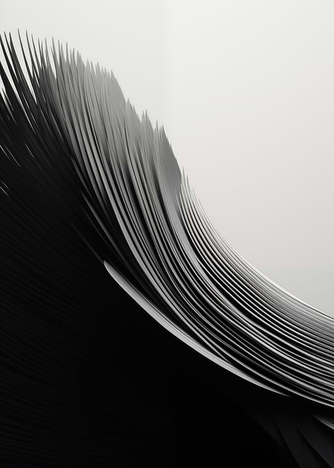 Abstract textured wave