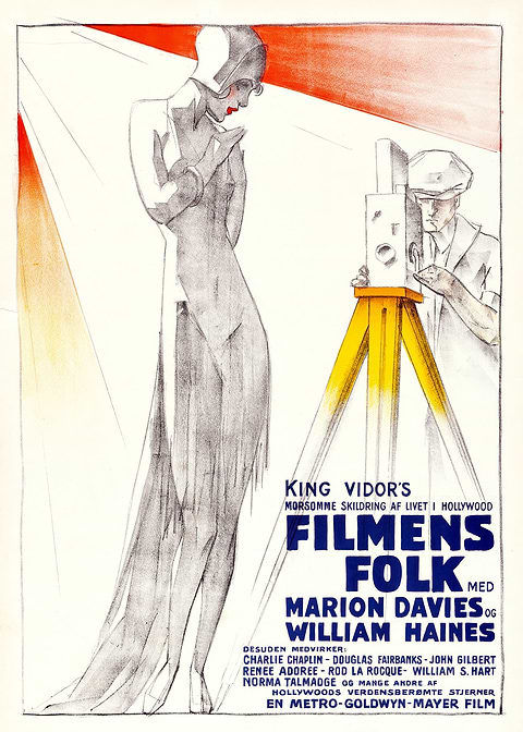 Filmens Folk Movie Poster — vintage film art printed on metal