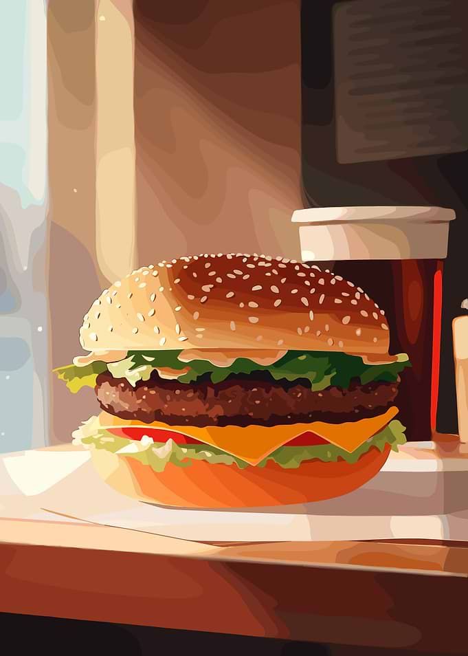 Burger and Drink