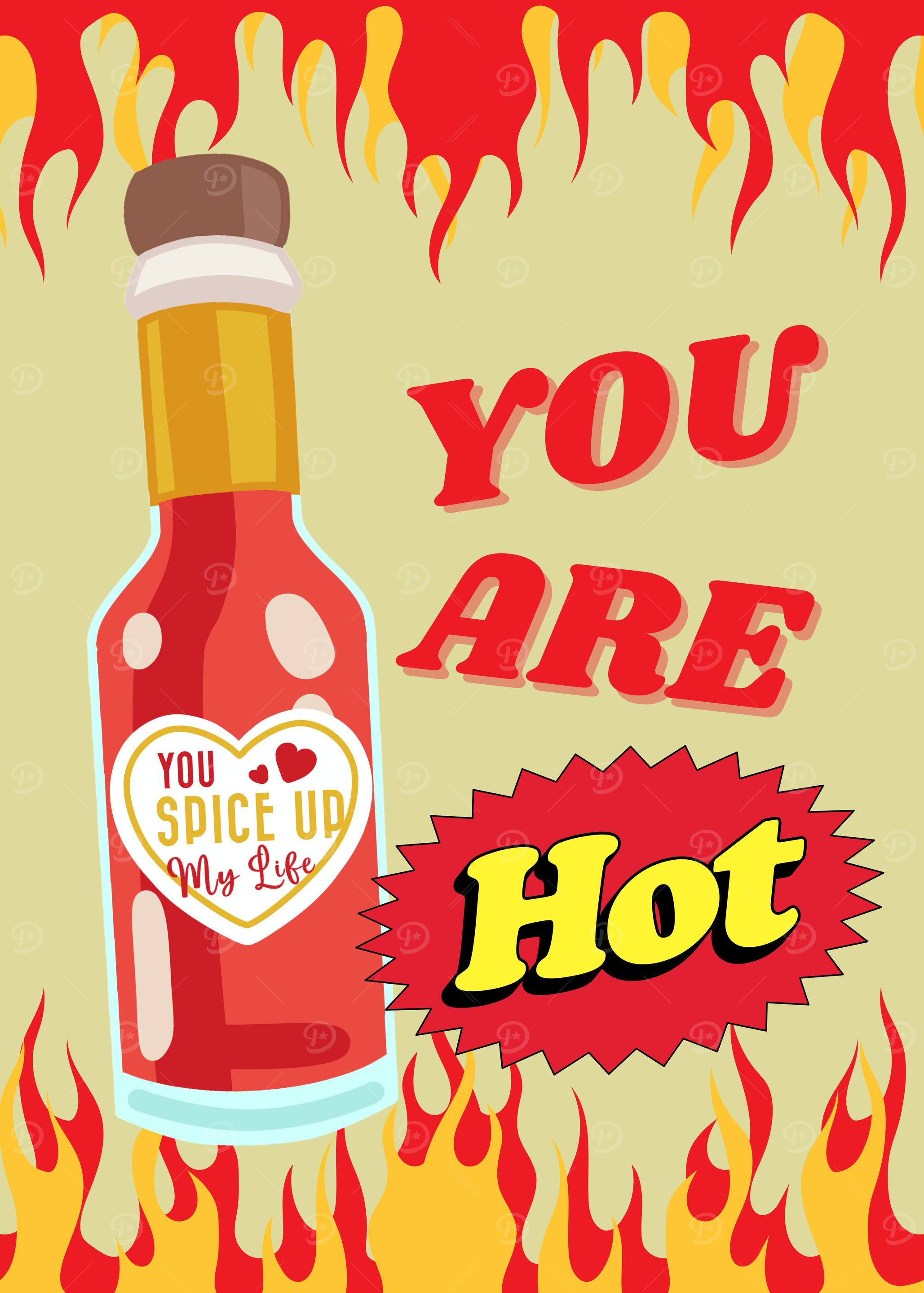 Hot Sauce Valentine's day