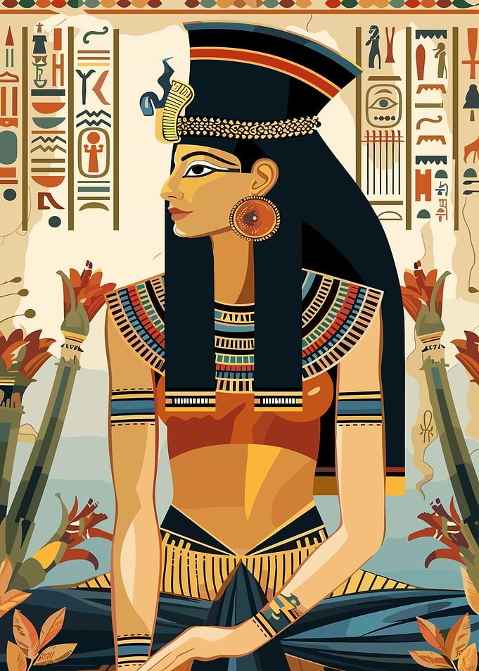 Egyptian Queen Illustration