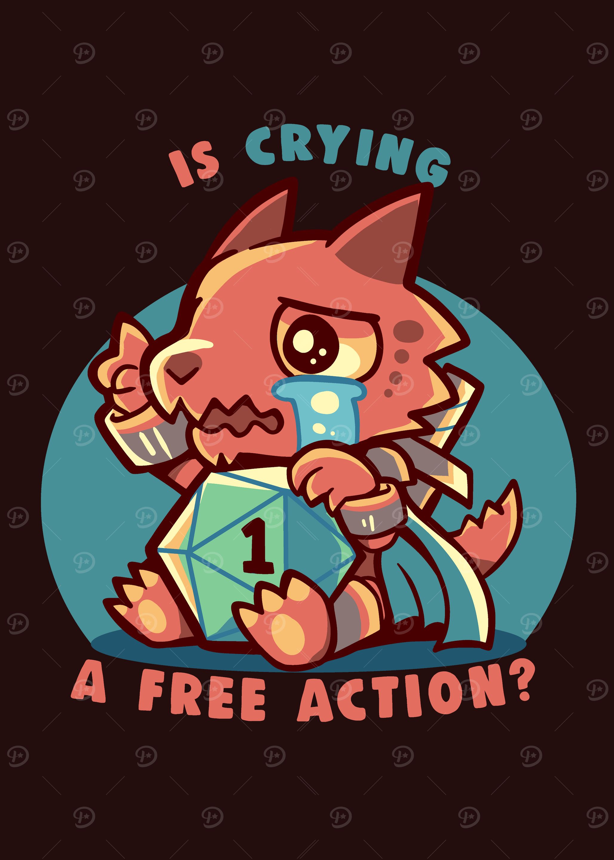 Crying is a Free Action