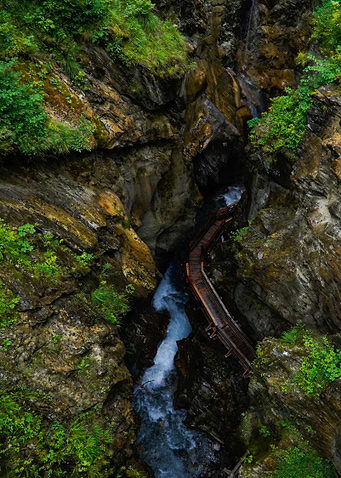 Mountain Gorge Waterfall | Austria