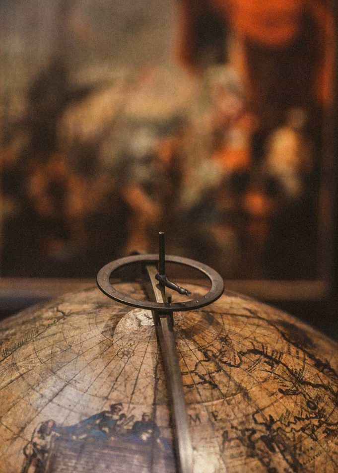 Antique Globe Detail