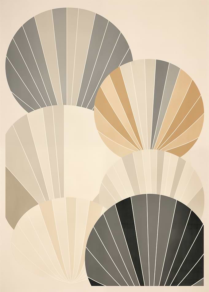 Abstract Sunburst Art