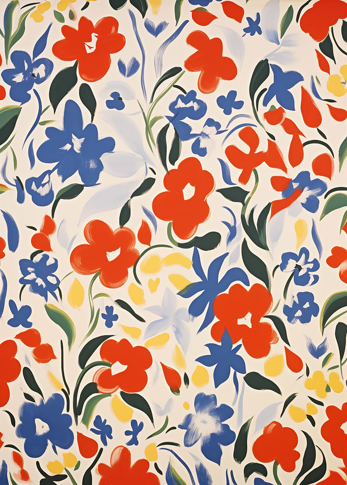 Floral Pattern Painting