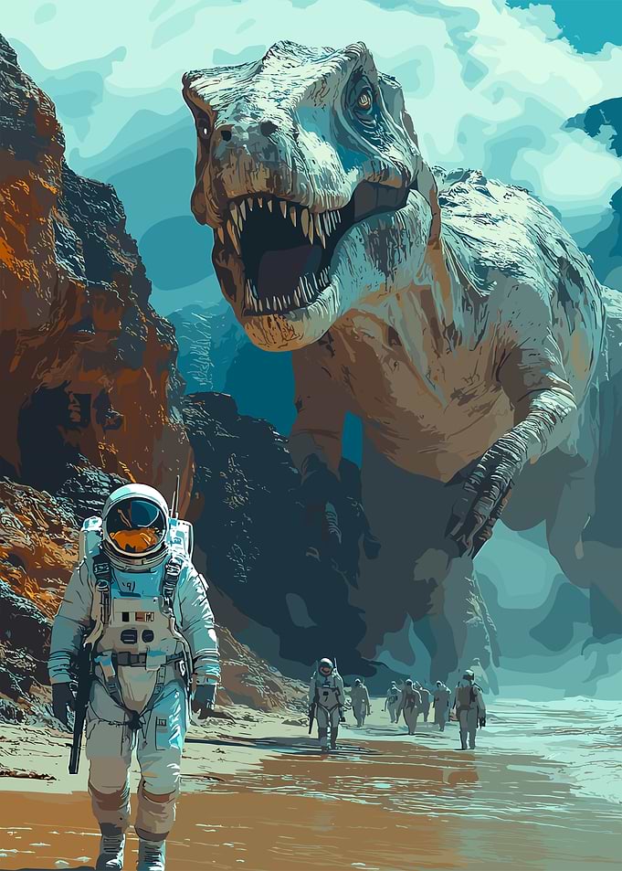 Dinosaur & Astronauts