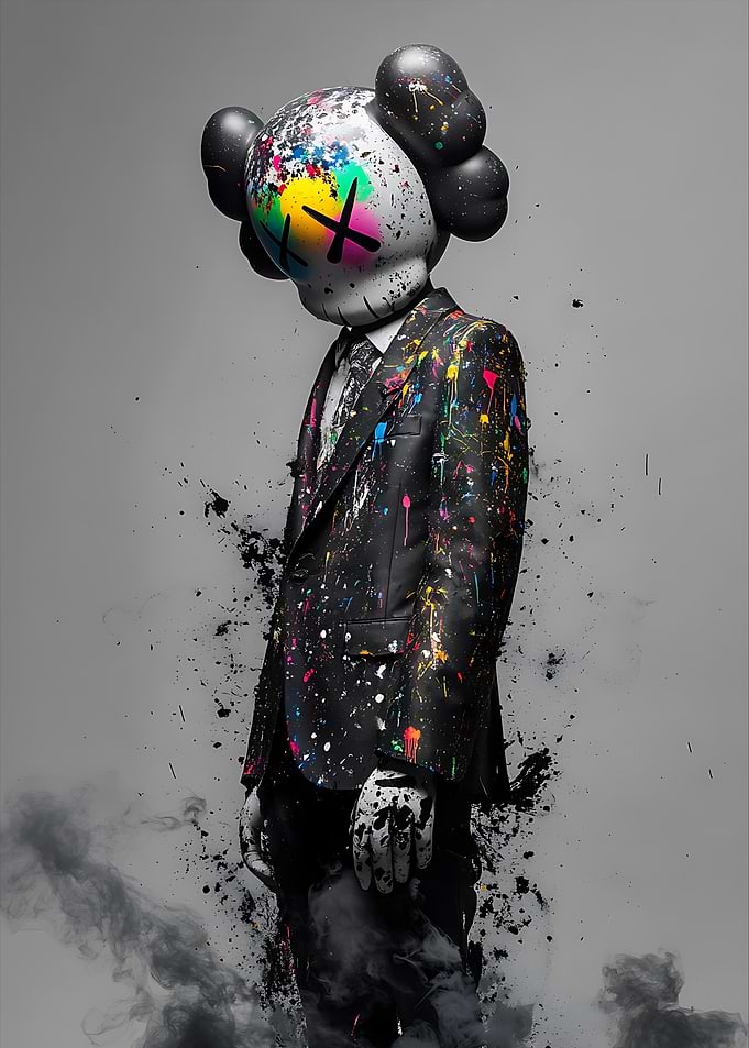 KAWS Figure in Suit