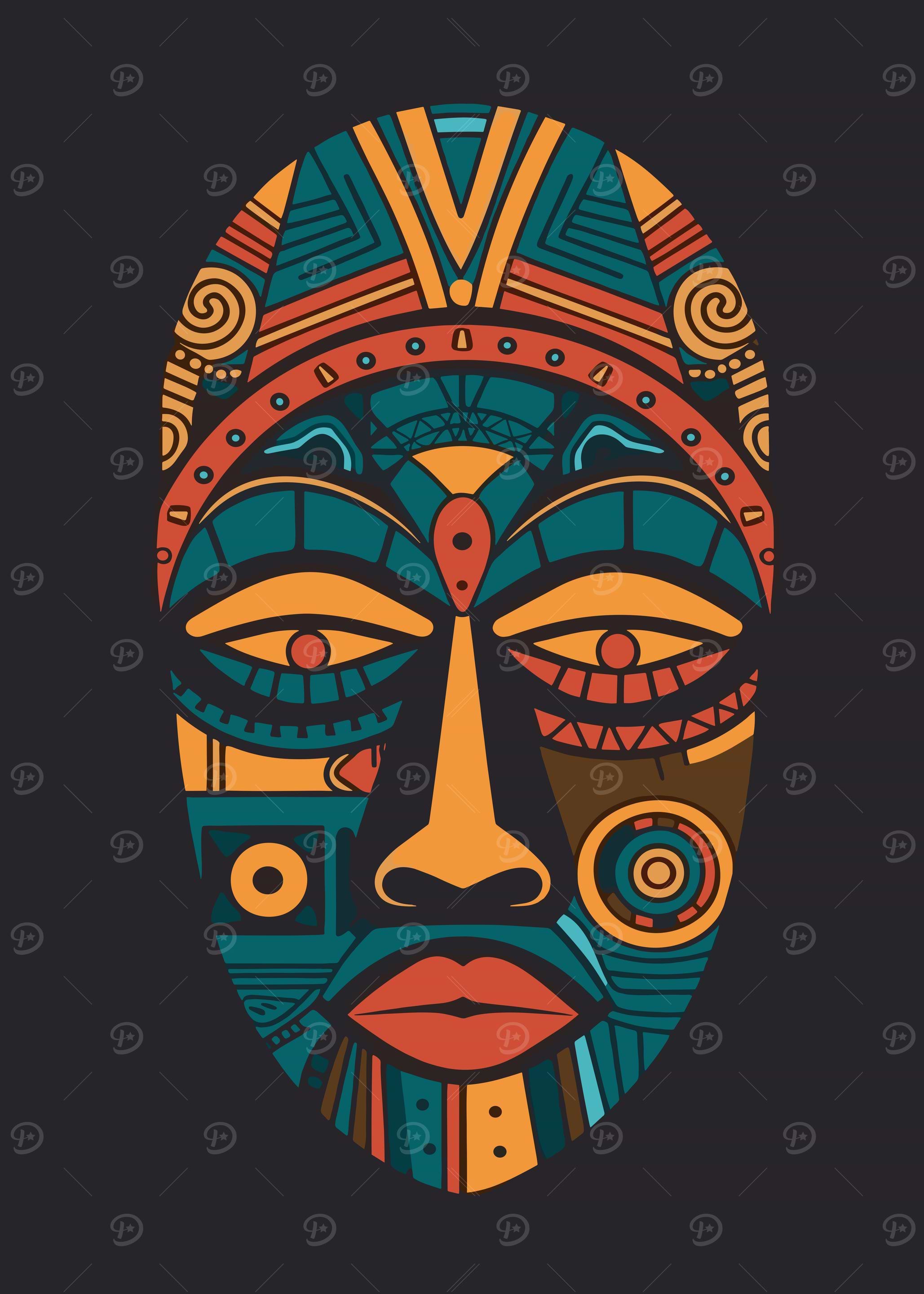 African Tribal Mask Art