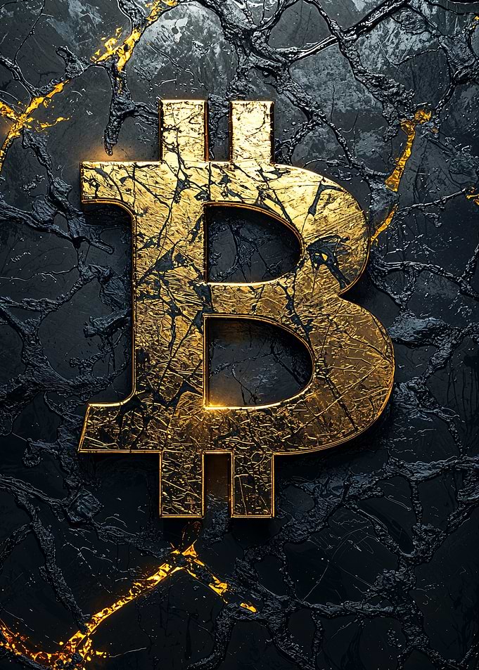 Gold Bitcoin Symbol