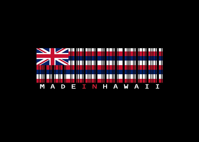 Hawaii Flag Barcode