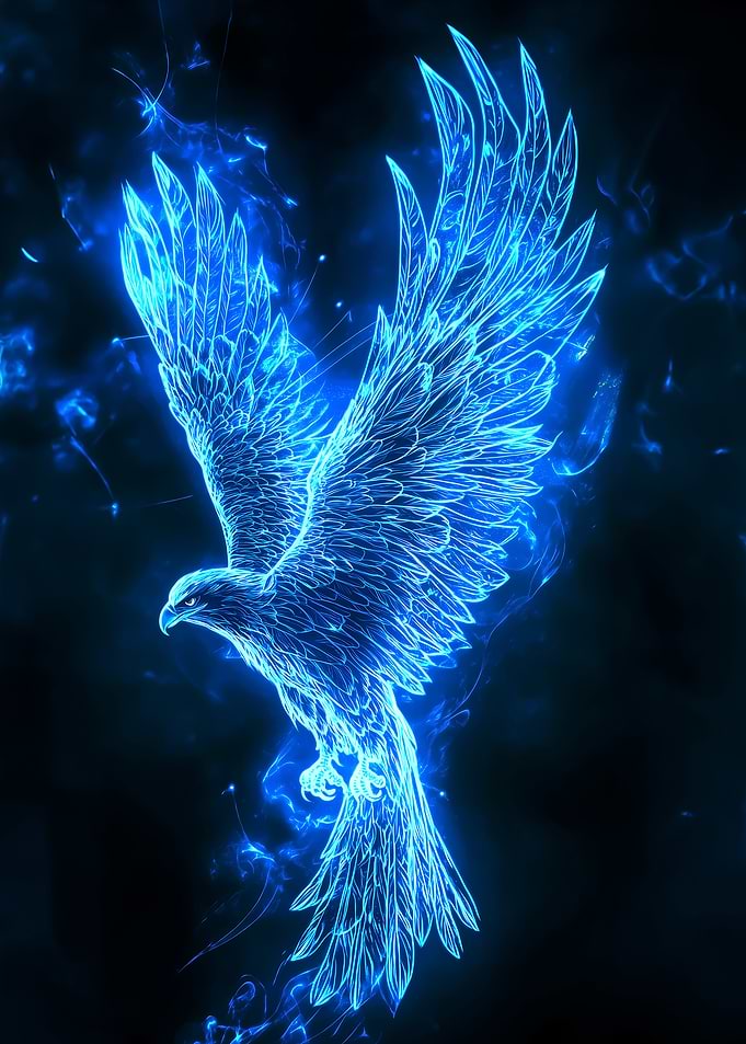 Blue Fire Eagle
