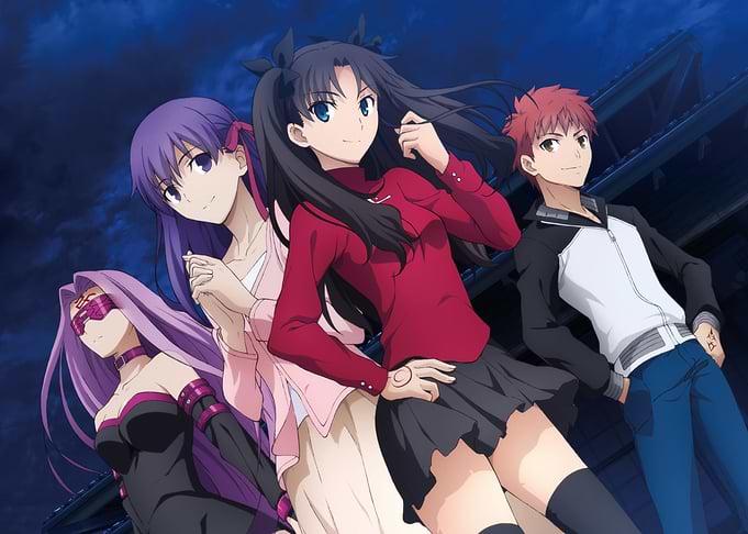 Rin, Shirou, Sakura, Rider