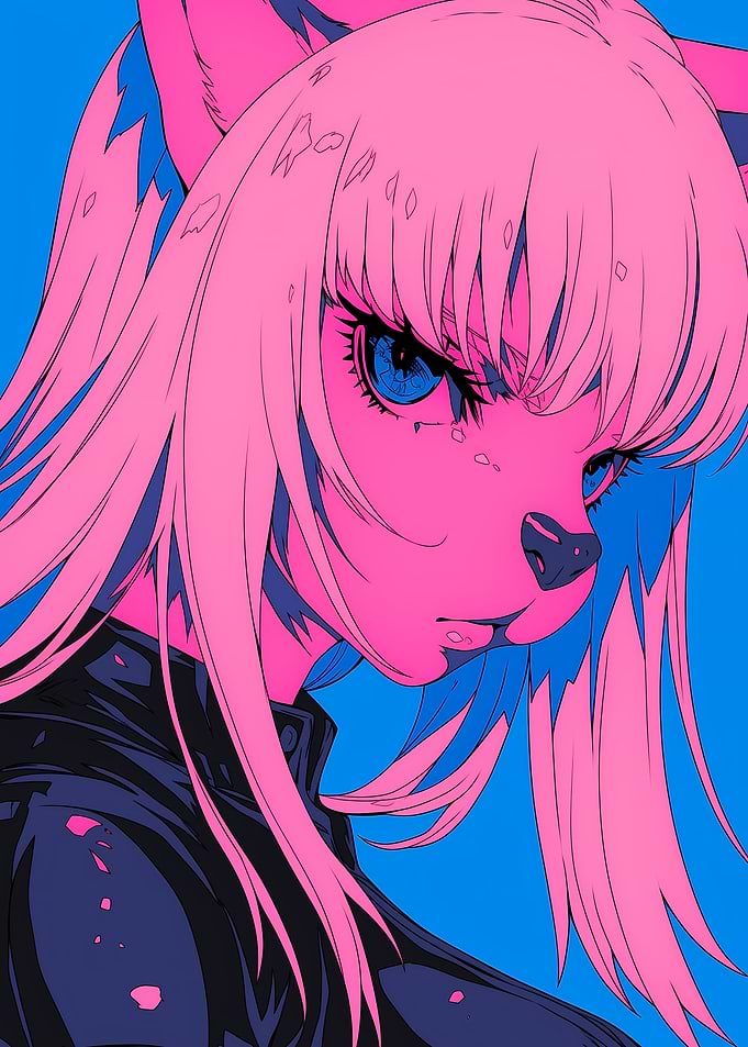 Pink-Haired Anime Girl