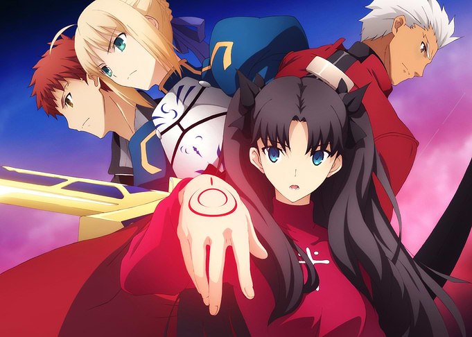 Shirou, Archer, Rin, Saber