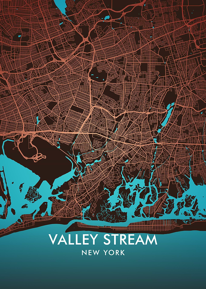 Valley Stream, New York Map