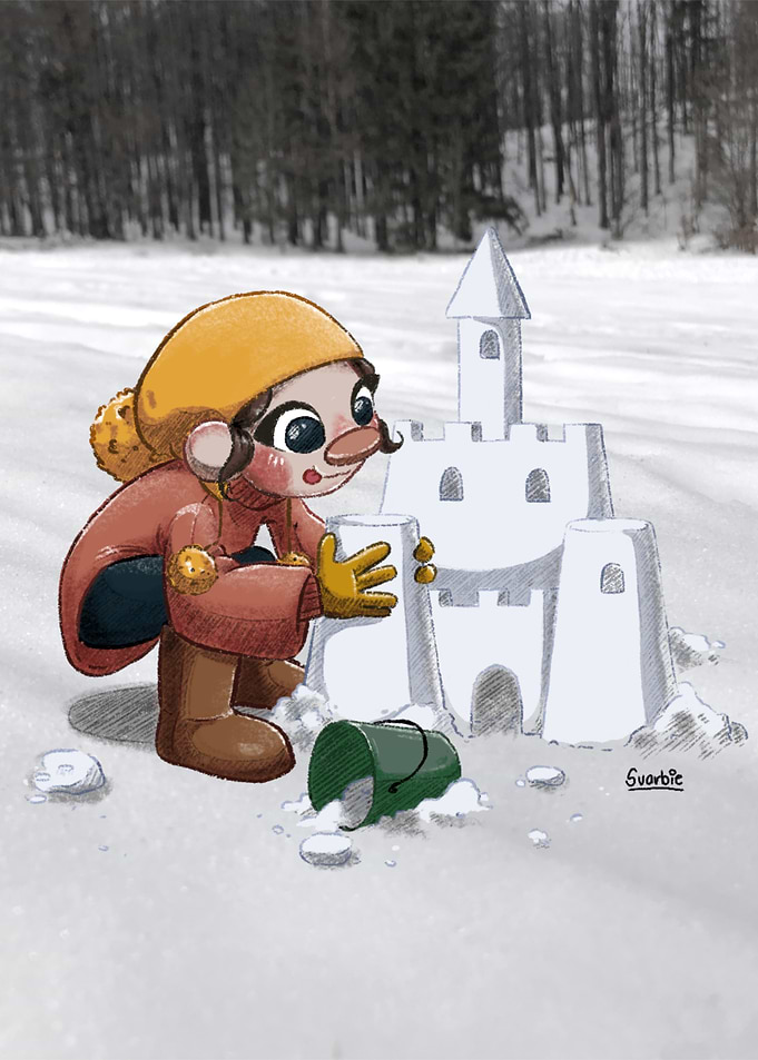 Snow Castle Building