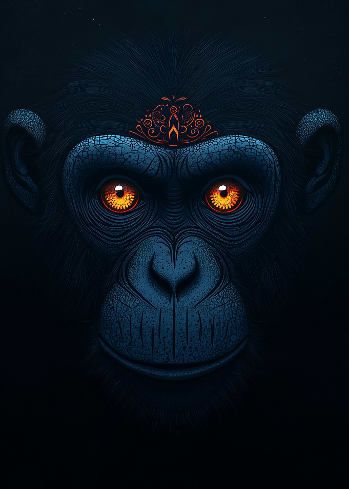 Chimpanzee Portrait