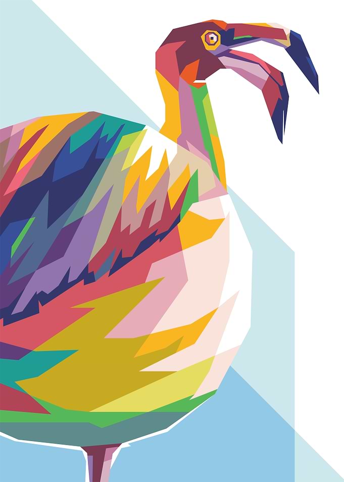 Colorful Flamingo Illustration