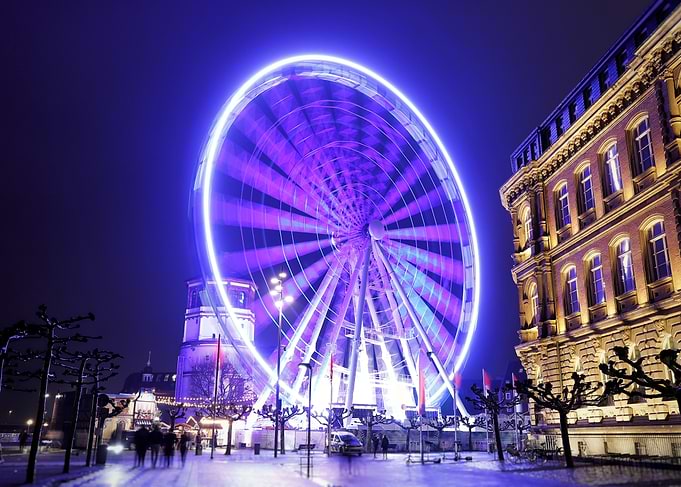Ferris Wheel Night Lights