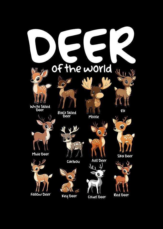 Deer of the World cute