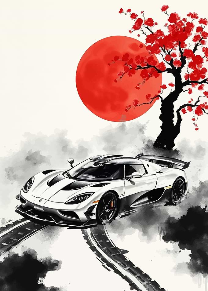 Koenigsegg Agera RS in Japanese Style