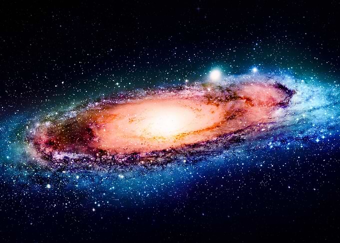 Spiral Galaxy in Space