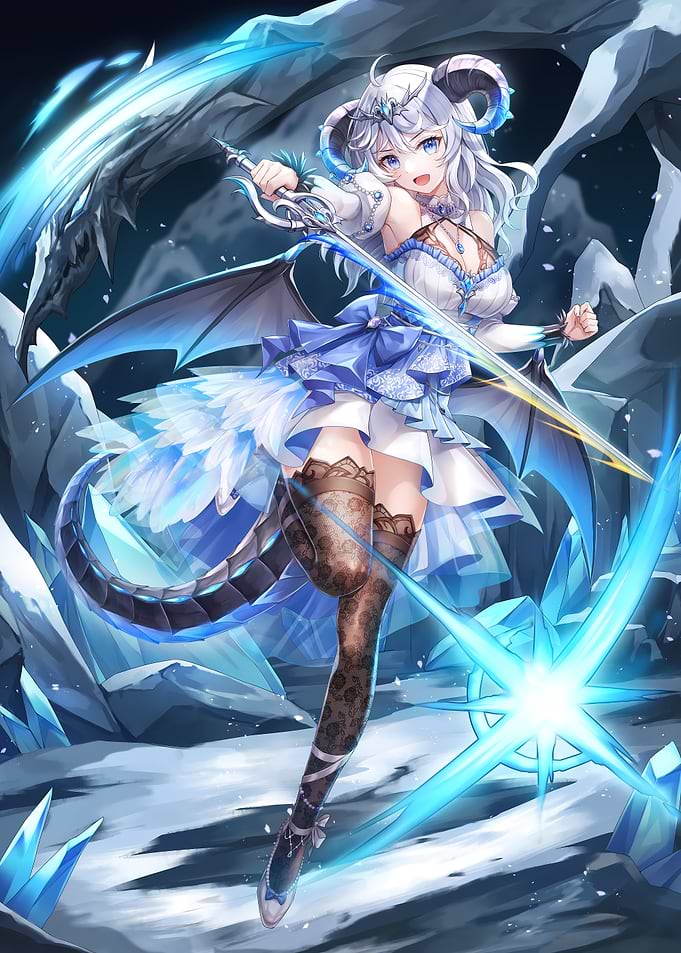 Anime Dragon Girl Warrior