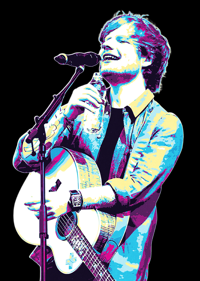 Ed Sheeran Pop Art