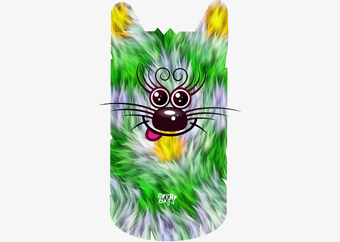 Cute Cat Face Design