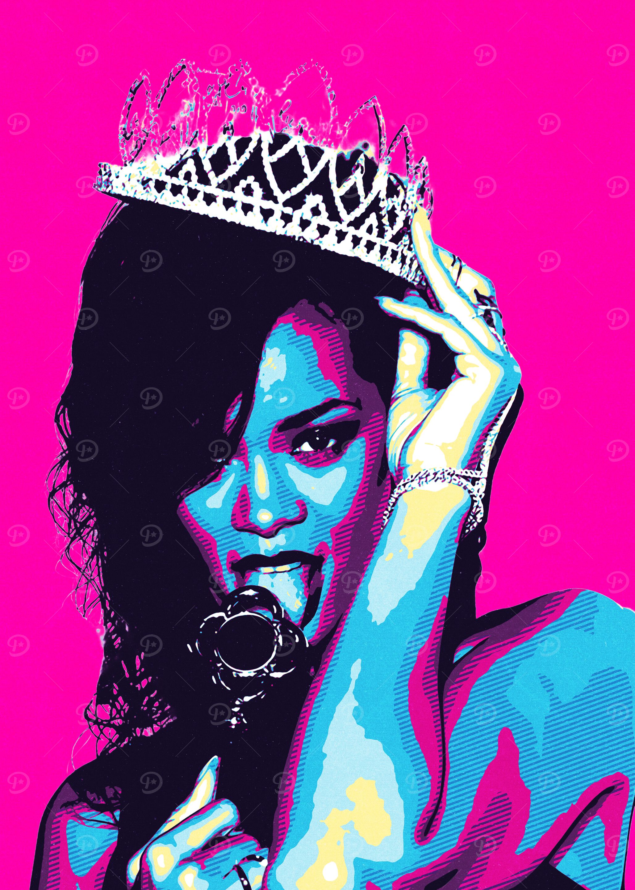 Rihanna Pop Art