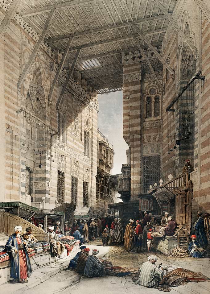 Bazaar of the silk mercers