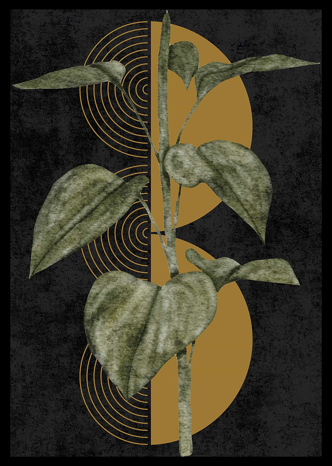 Minimalist Plant Art
