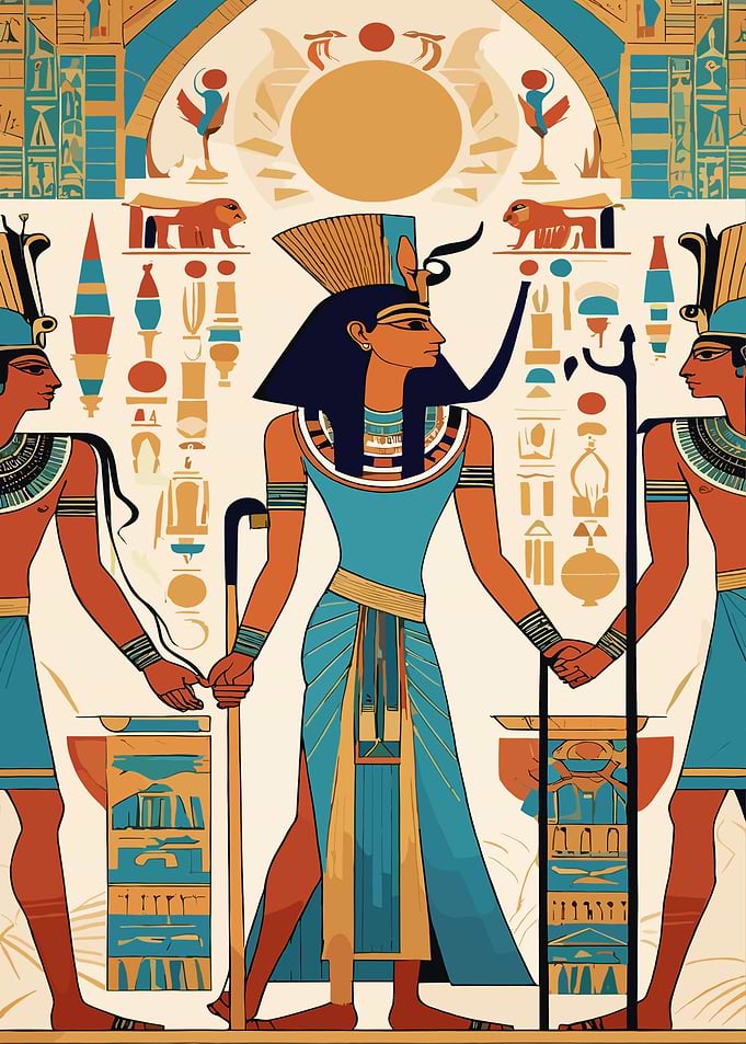 Egyptian Pharaohs Wall Art