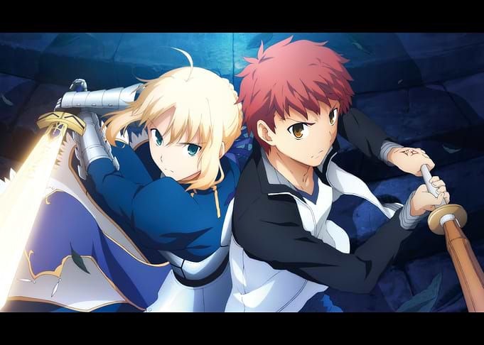 Saber and Shirou Emiya