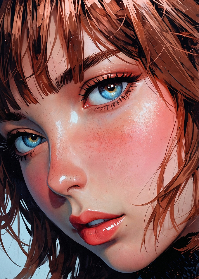 Anime Girl Portrait
