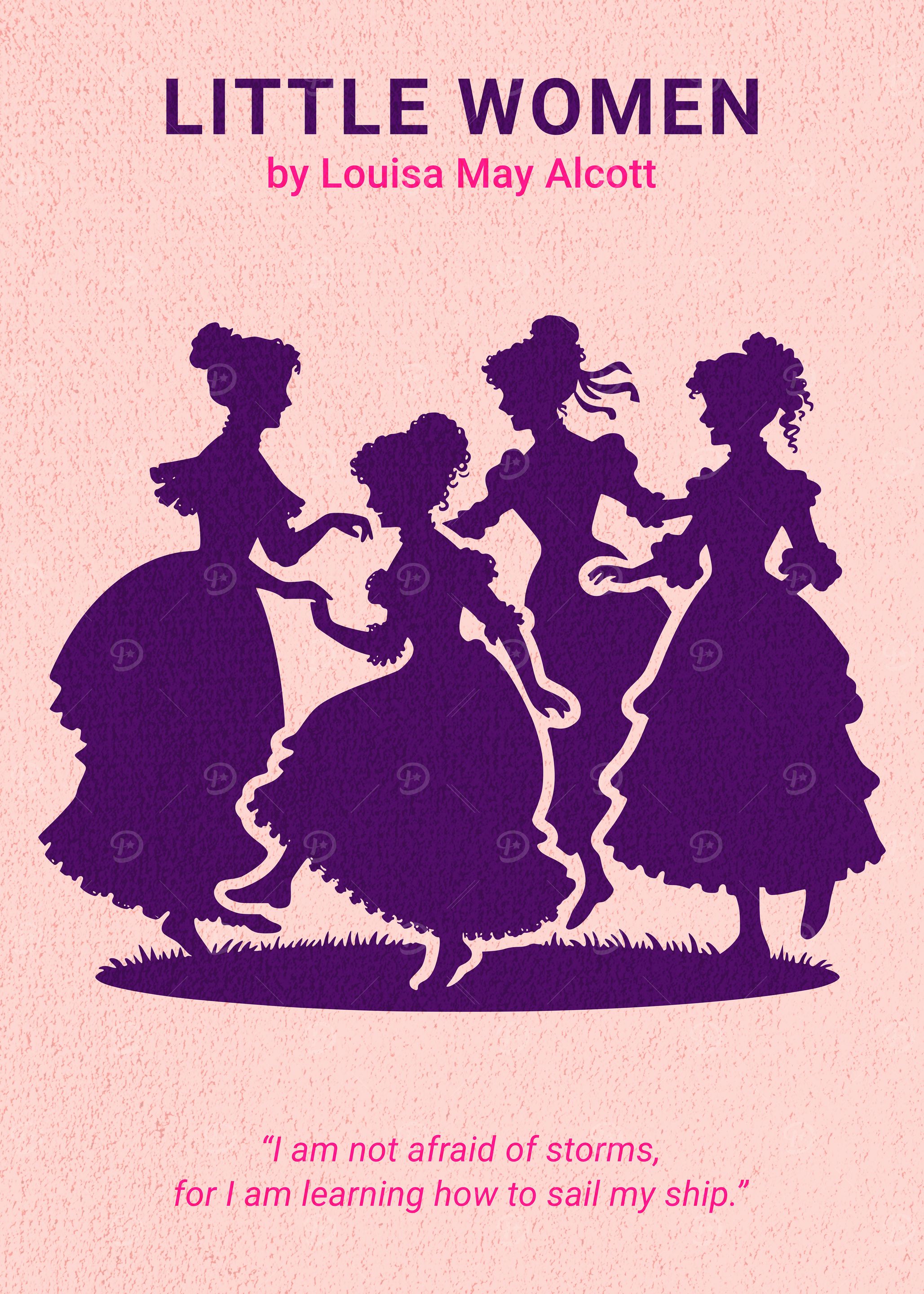 Little Women Minimalist Book Cover