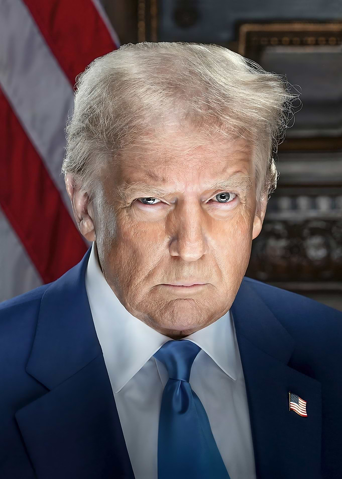 Donald Trump Portrait 2025