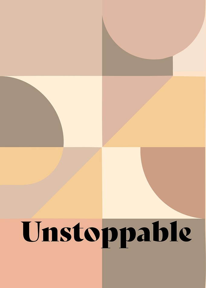 Unstoppable Geometric Abstract