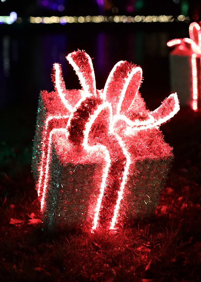 Red Gift Box Lights