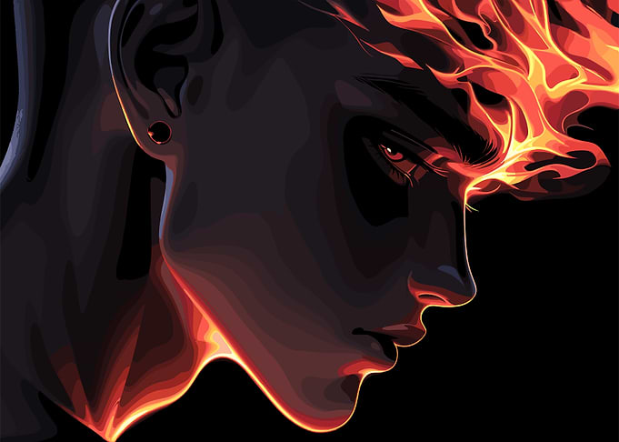 Fiery Anime Profile