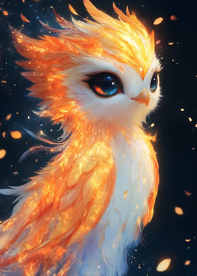 Firebird Fantasy Chicken Animal