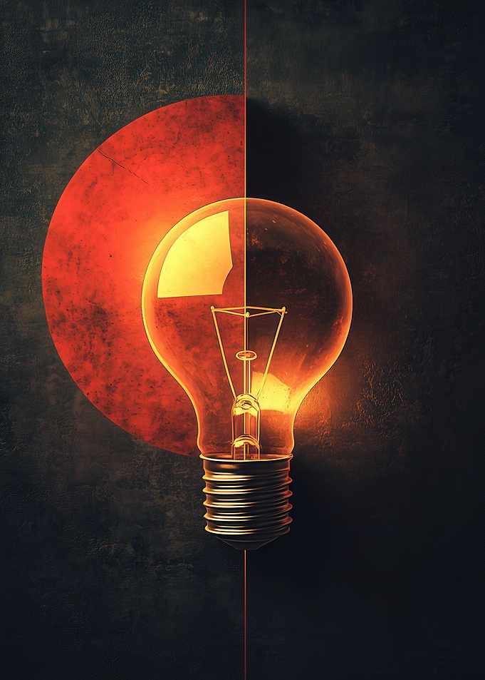 Glowing Lightbulb