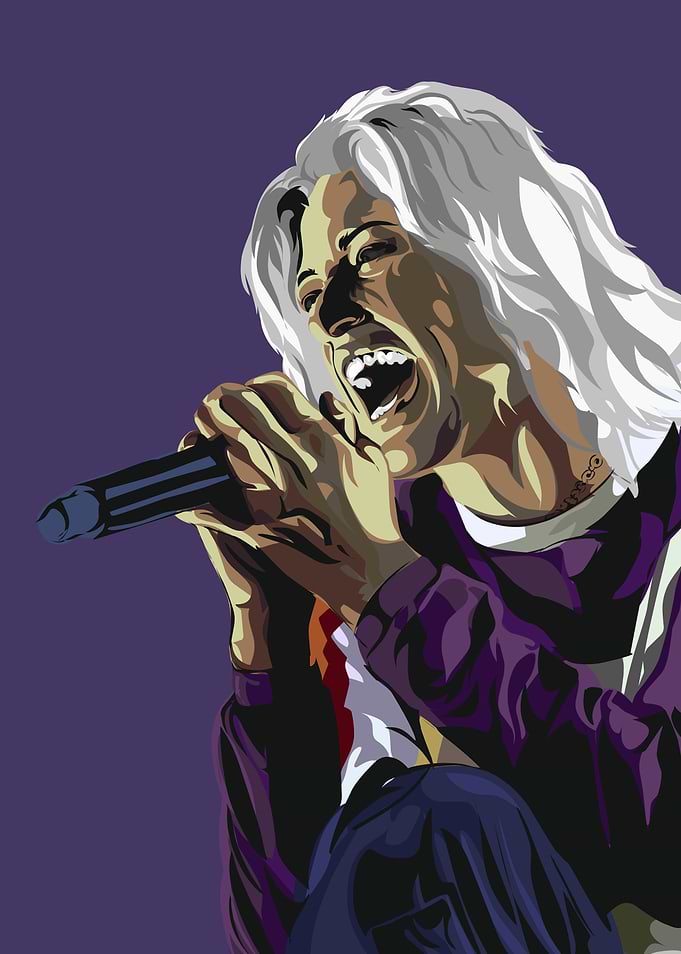 Rockstar with Microphone