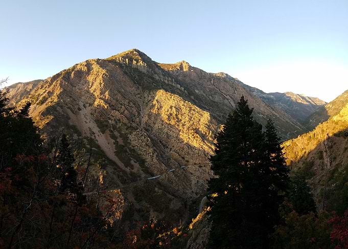 Mountain Valley Sunset