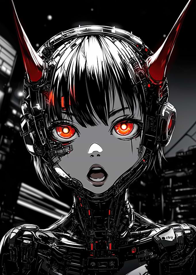 Cyberpunk Anime Girl